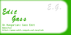 edit gass business card